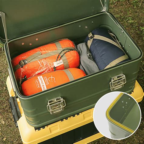 metal camper storage box|best cargo boxes for camping.